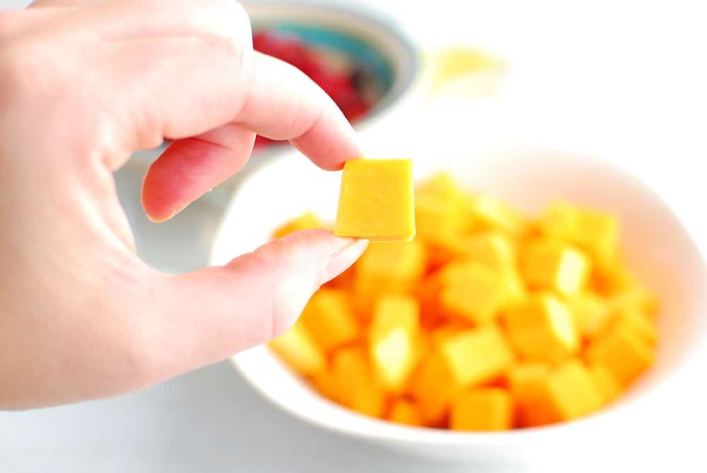 Small chopped pieces of butternut squash