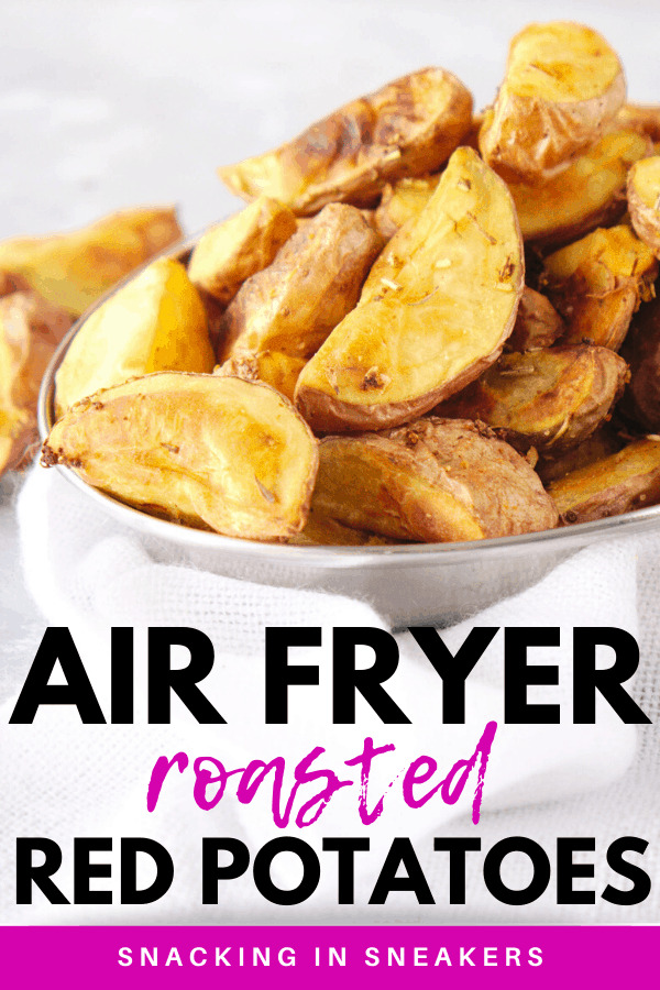 Air Fryer Baby Red Potatoes Snacking in Sneakers