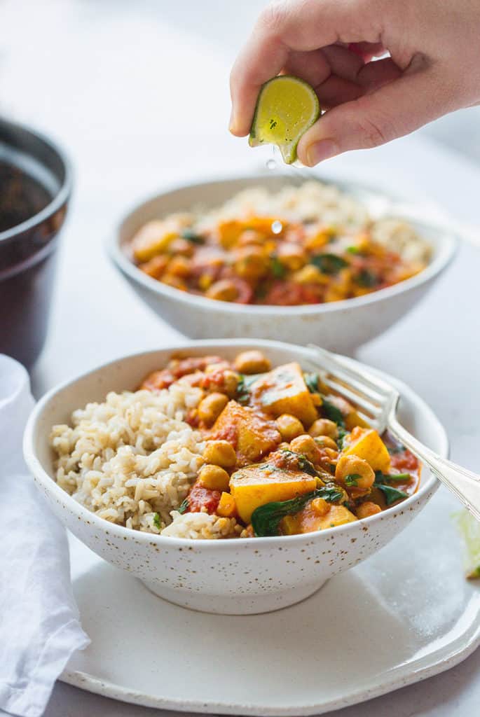 chickpea potato curry