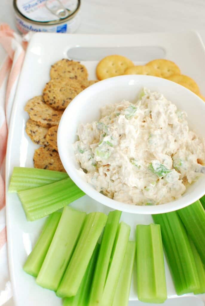 Easy Canned Salmon Dip Snacking in Sneakers