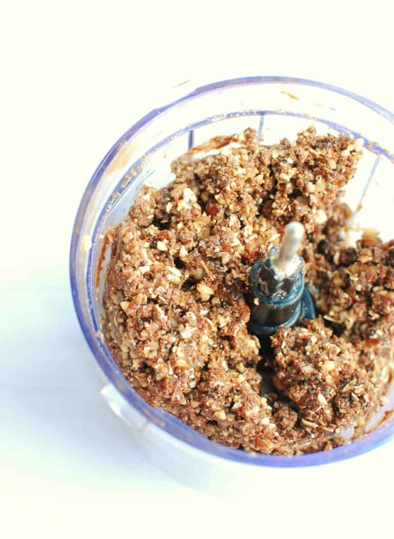 Chocolate Coffee Protein Balls Snacking in Sneakers