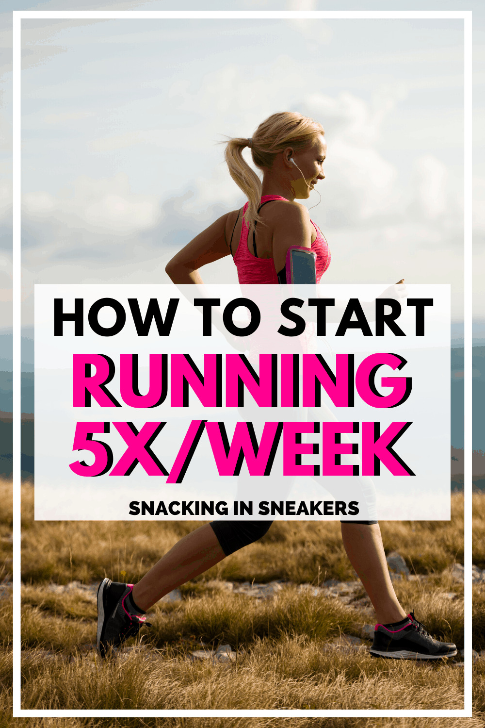 jogging 3 days a week