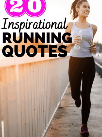 a woman running outside, inspired by running quotes