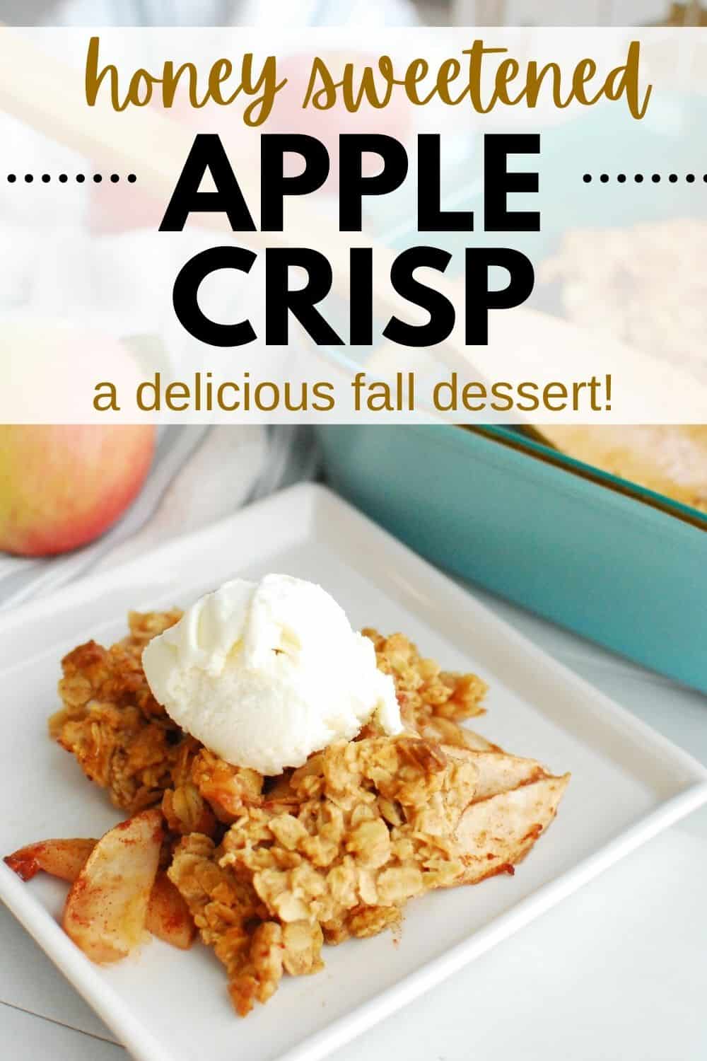 Honey Apple Crisp - Snacking in Sneakers