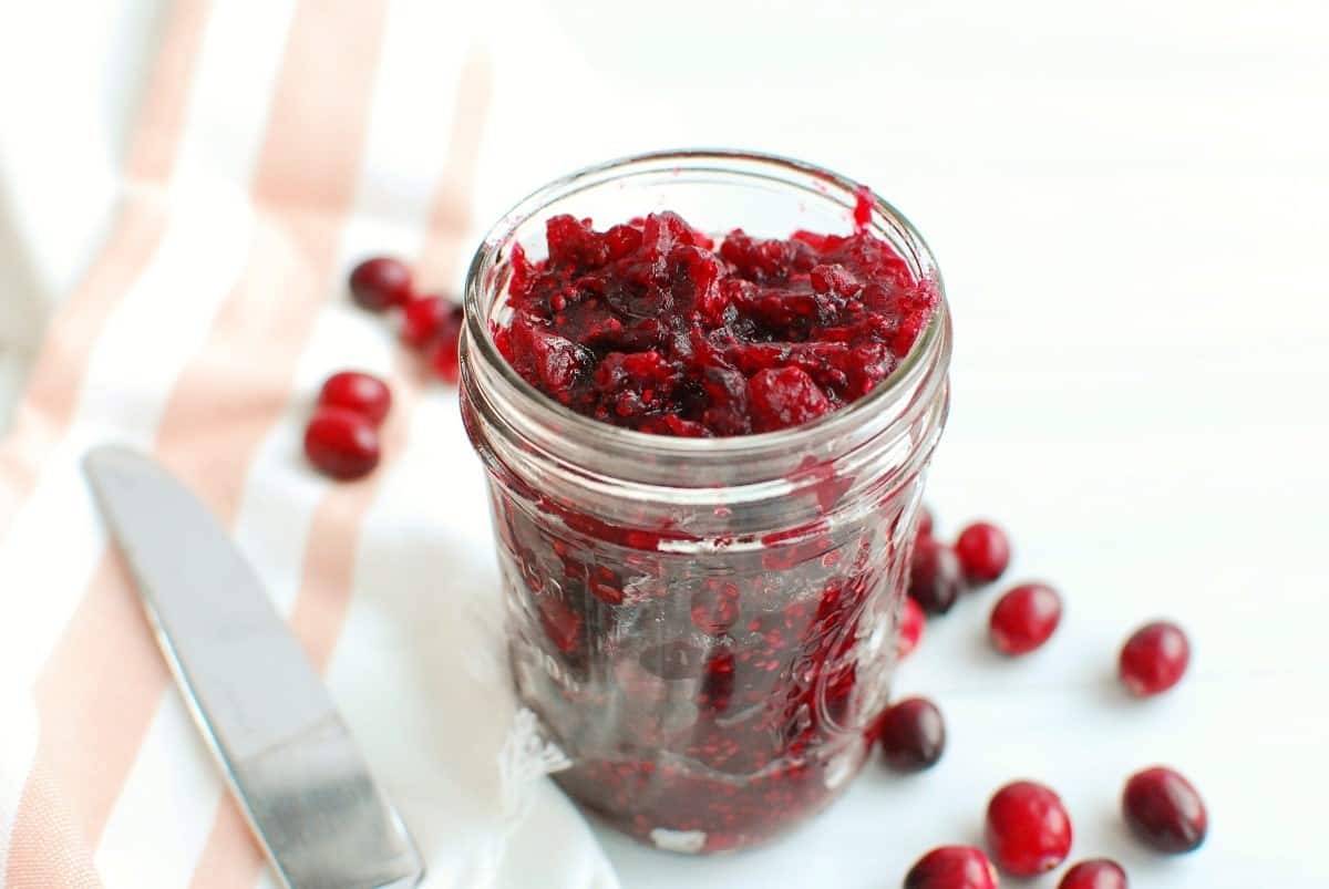 Cranberry Chia Jam