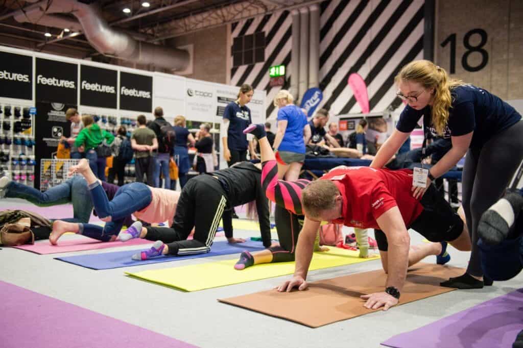 A run clinic at Run Show USA.