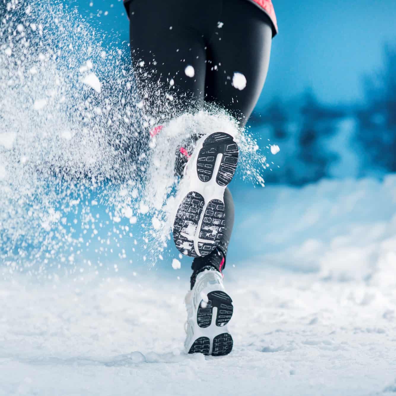 Is it safe to run in cold weather? Snacking in Sneakers