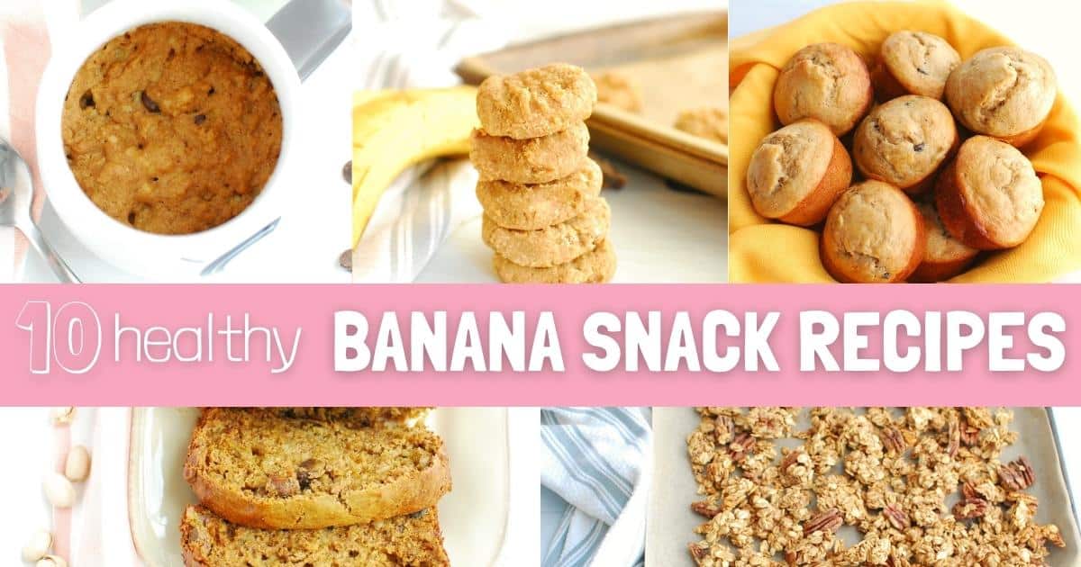 10 Delicious Healthy Banana Snack Recipes Snacking in Sneakers