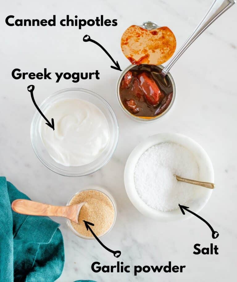 Easy Chipotle Greek Yogurt Sauce for Tacos
