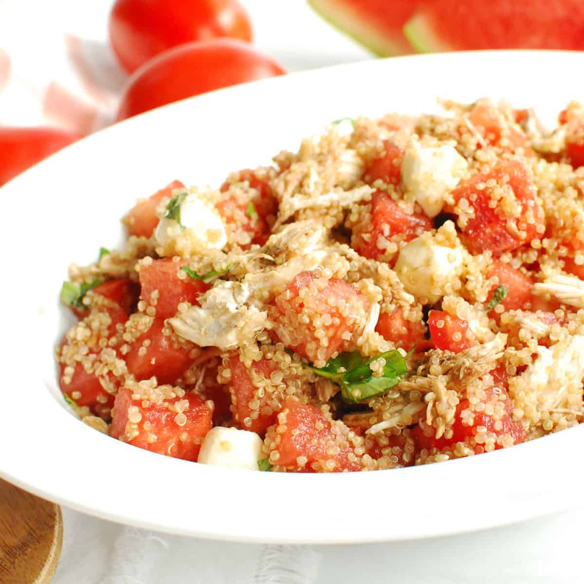 Meal Prep Watermelon Quinoa Salad