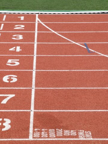 A running track.